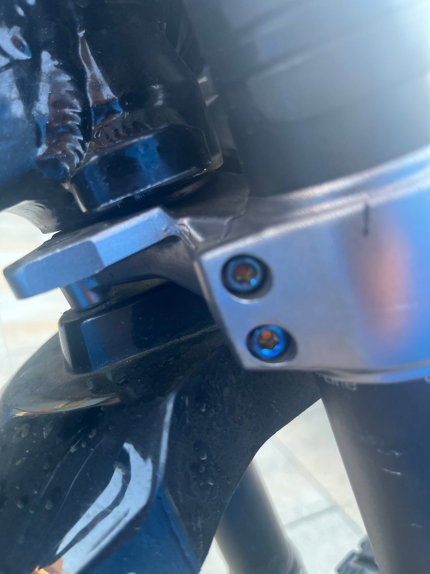 Titanium Triple Clamp Bolts