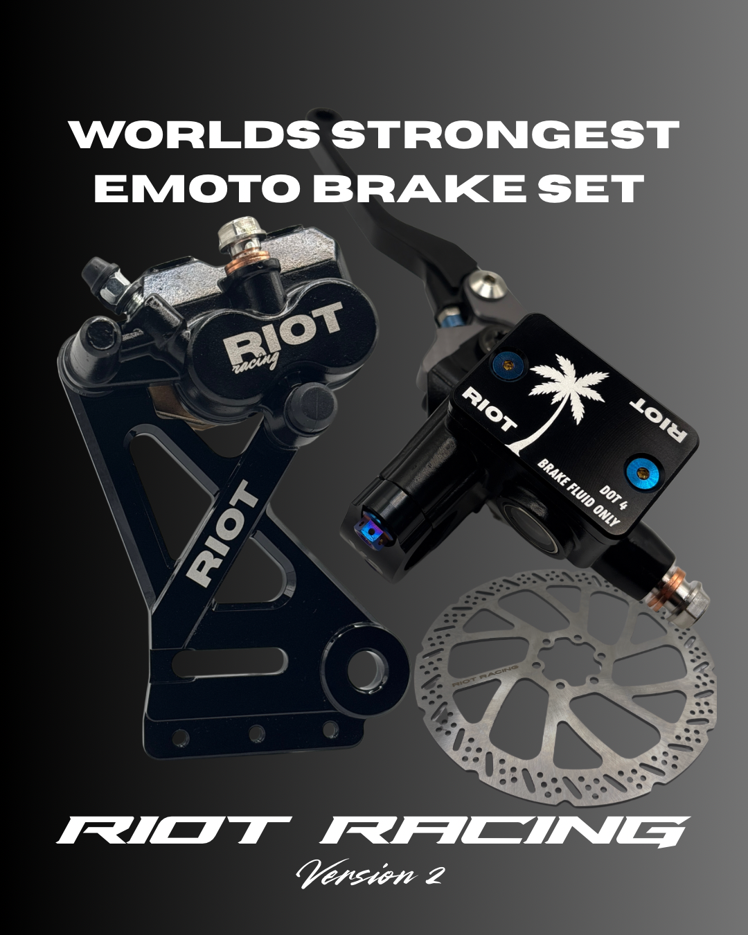 Riot V2 Brakes — LBX / E-Ride / Talaria XXX (Limited 5-Year Warranty)