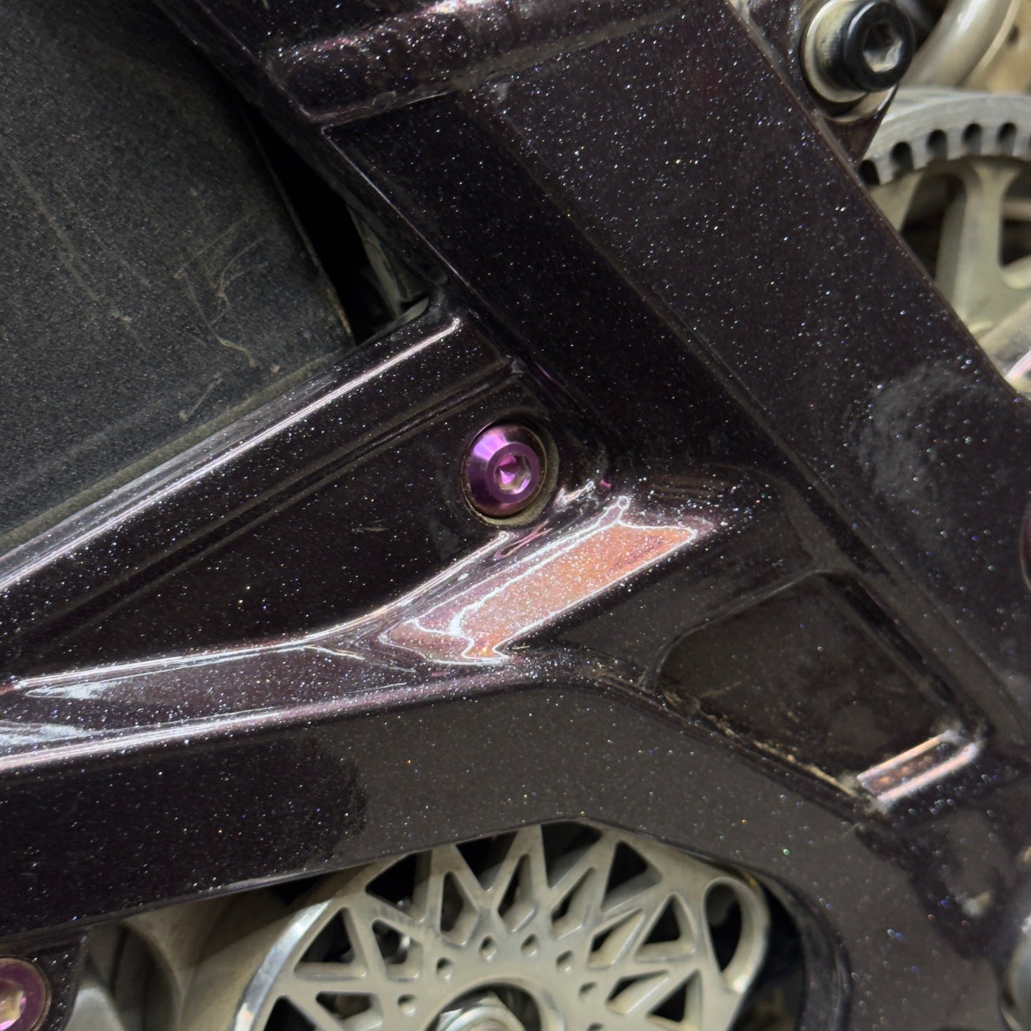 Pink Battery Tray Bolts (Set of 2)